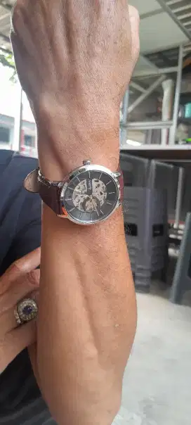 Jam tangan alba otomatis skelaton type a8a001 ada doa book dan nota