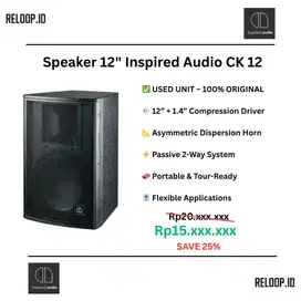Speaker 12 Inspired Audio CK 12