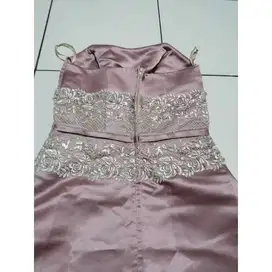 wedding dress party de gown baju pesta murah preloved long dress pesta