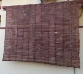 Tirai bambu teras  ..tirai bambu teras