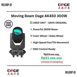Moving Beam Dage AK450 300W