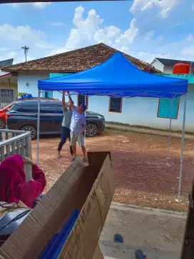 Tebda pameran mode lipat 3x3 meter . Ready stok Palembang. Bisa cod