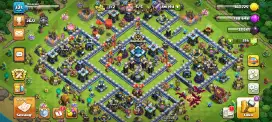 COC TH 13, tinggal hero dan tembok
