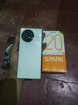 Techno Spark 20 pro plus 8/256 fulsett full original