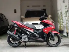 Aerox tahun 2018 dobel disc/tt boleh gan cash lebih bagus
