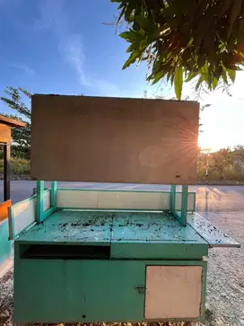 Gerobak angkringan full besi