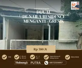 DIJUAL Rumah Siap Huni De Naila Residence Menganti - Gresik