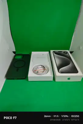 iphone 15 pro max 256gb ibox garansi november 2025 bh 95 persen