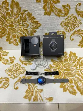 Huawei Watch GT 3 Pro Second Mulus Fullset Original