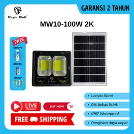 Lampu Tenaga Surya Mayor Wolf MW10-100W 2K
