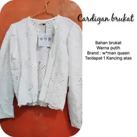 Atasan Cardigan Brukat