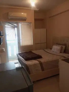 Ready Room harian transit Apartemen studio fullfurnised wifi