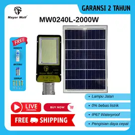 Lampu Tenaga Surya Mayor Wolf MW0240L-2000W