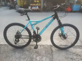 MTB uk 24 POLYGON PREMIER 3X6 Speed Double DiskSiap Pakai