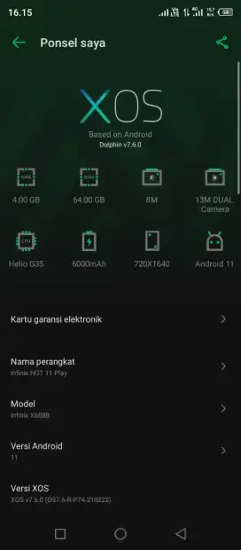 infinix hot 11play
