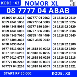 Nomor Cantik Kartu Perdana XL 4G 5G XL Nocan