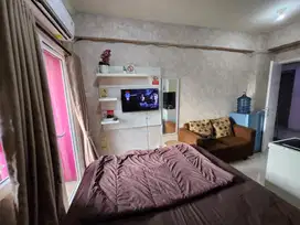 room apartemen studio harian transit full furnised lengkap  wifi