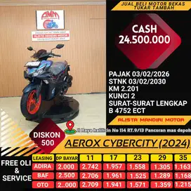 KREDIT DP 1JT BISA BAWA PULANG MOTOR AEROX CYBERCITY TH 2024