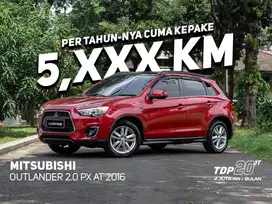 FREE BBM FULL TANK  OUTLANDER 2.0 SPORT PX AT MATIC 2016 MERAH