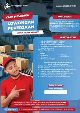 LOWONGAN KURIR SI CEPAT