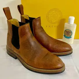 JUAL MURAH Size 38.5 | Txture Vibram Chelsea Sepatu Boots Pria Kulit