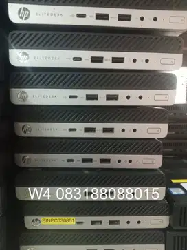 HP EliteDesk 800 G4 | Core i5 Gen 6 | RAM 8GB | SSD 256GB | PC Mini
