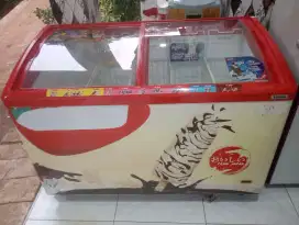 Freezer kaca UK.352 liter