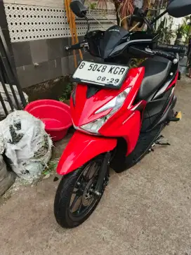 Honda BeAT 2024 Funk RedBlack CBS