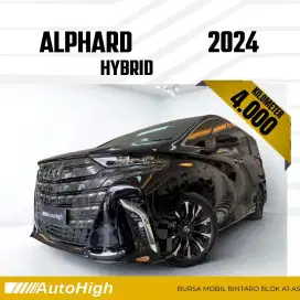 DP10% [Km4.000] Alphard HEV Hybrid 2024 Black Reg 2025 #AUTOHIGH