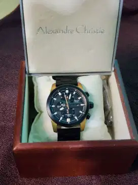 Dijual cepat Jam Alexandre Christie BLACK GOLD
