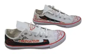Sepatu eagle dan double logo harley davidson