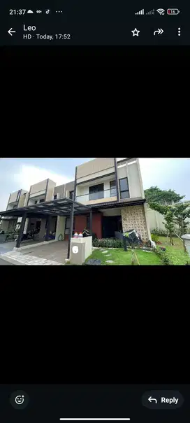 DI jual Rumah murah Cluster Carson Gading Serpong lebar 9