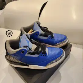 Nike (ORI) Air Jordan 3 Retro Varsity Royal Size 46 EU 11 UK 30cm