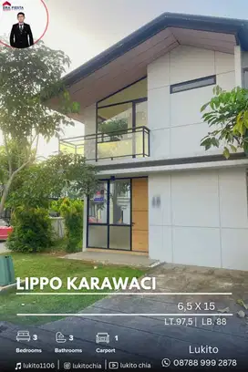 Disewakan Rumah Baru Hook Siap Huni di Lippo Karawaci Murah Meriah