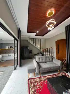 Rumah Mewah Furnished Serasa villa di Kaliurang Km. 13 Hadap Utara