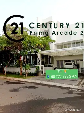 16827 Disewakan rumah di Kebayoran Height Bintaro mewah ..