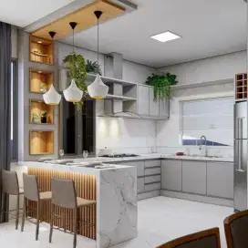 Kitchen set murah-backdrop tv murah-almari pakaian terbaru