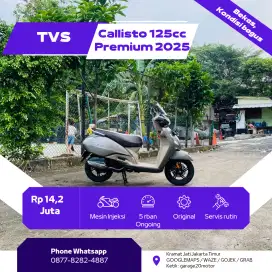 TVS Callisto 125cc Premium Tahun 2025 Pajak Panjang