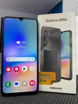 Samsung A05s 6+6/128GB Black Second Fullset Garansi Resmi Desember 25