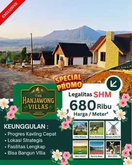 Jual Kavling Villa Puncak 2: Investasi Murah dengan View Gunung 360°