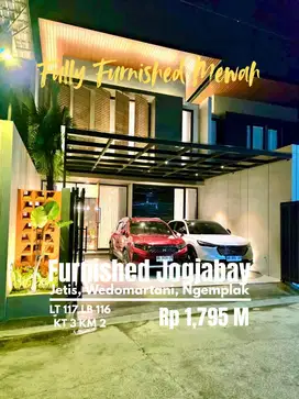 Rumah baru full furnished dekat jogjabay maguwo