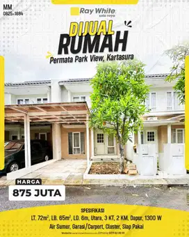 Dijual Rumah Modern Siap Huni di Permata Park View Kartasura