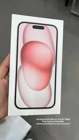 IPHONE 15 128GB NEW IBOX PINK