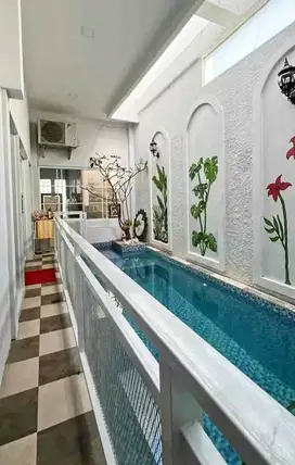 RUMAH DGN KOLAM RENANG PRIBADI DI TANJUNG BUNGA DKT TRANS STUDIO