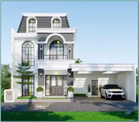 Rumah Mewah 3 Lantai Sleman Fasilitas Lengkap