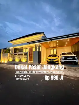 Rumah baru timur UII dekat Pasar Jangkang sleman