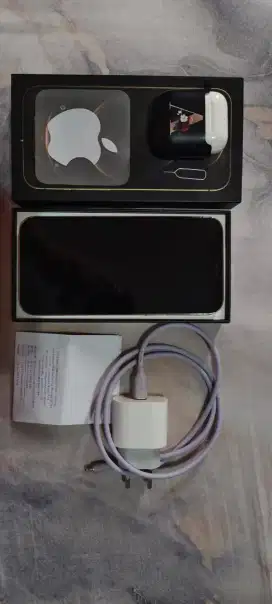 iphone 12 promax 256gb ibox bundling airpod 1 ori dan batok ori