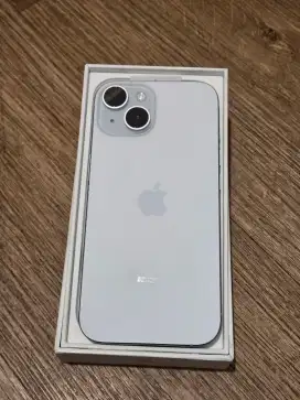 Iphone 15 ibox 9 bulan blue 128gb