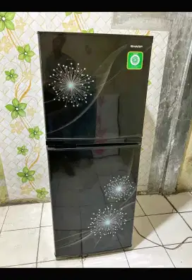 Jual bu kulkas 2 pintu normal no kendala merk SHARP