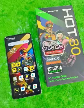 Infinix hot 30 NFC ram 8/256gb mulus lengkap